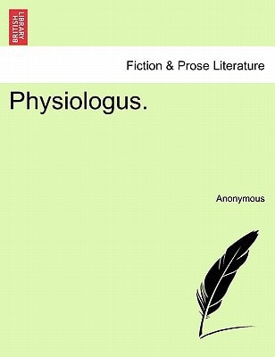 Physiologus.