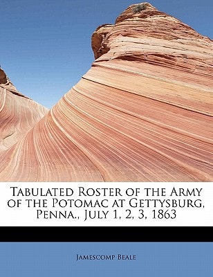Tabulated Roster of the Army of the Potomac at Gettysburg, Penna., July 1, 2, 3, 1863