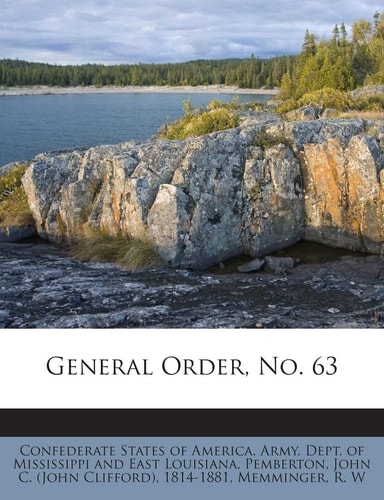 General Order, No. 63