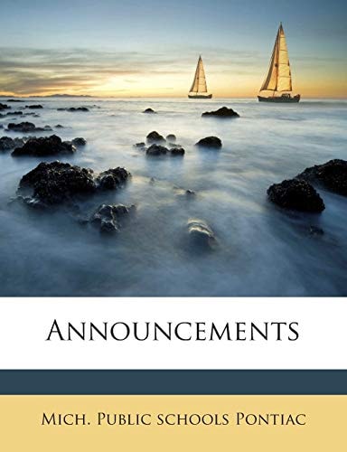 Announcements