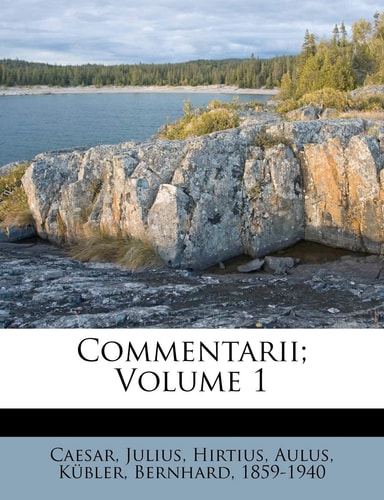 Commentarii; Volume 1 (English and Latin Edition)