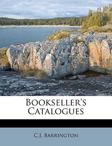 Bookseller's Catalogues