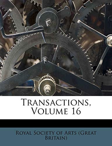 Transactions, Volume 16