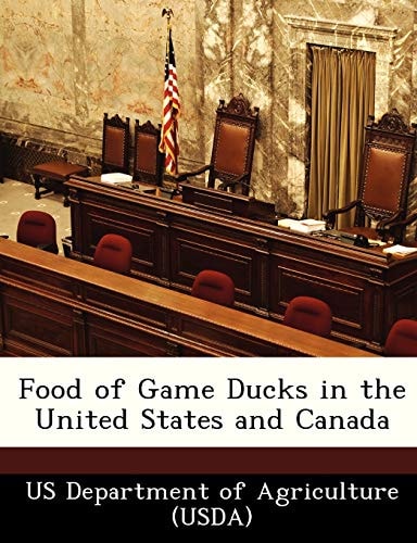 Food of Game Ducks in the United States and Canada