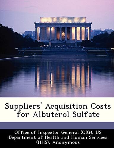 Suppliers' Acquisition Costs for Albuterol Sulfate