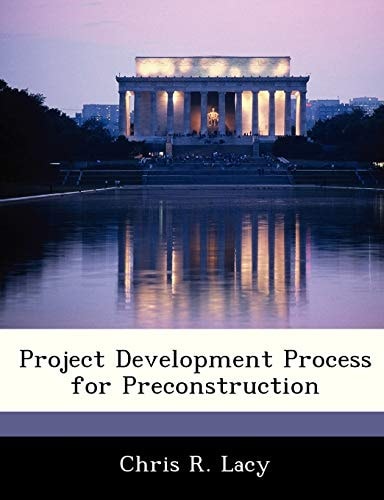 Project Development Process for Preconstruction