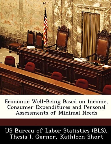 Economic Well-Being Based on Income, Consumer Expenditures and Personal Assessments of Minimal Needs