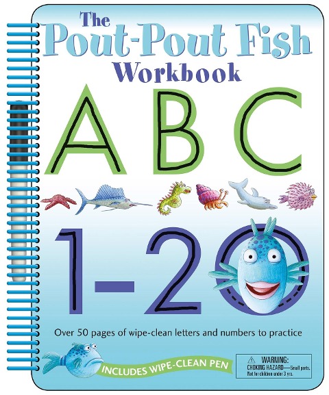 The Pout-Pout Fish: Wipe Clean Workbook Abc, 1-20: Over 50 Pages of Wipe-Clean Letters and Numbers to Practice