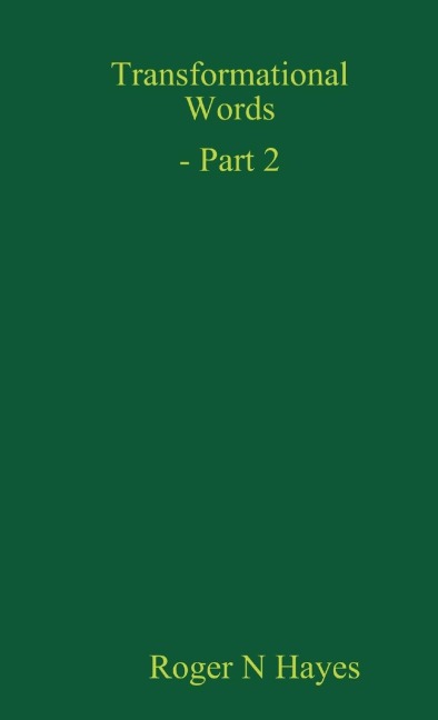 Transformational Words - Part 2