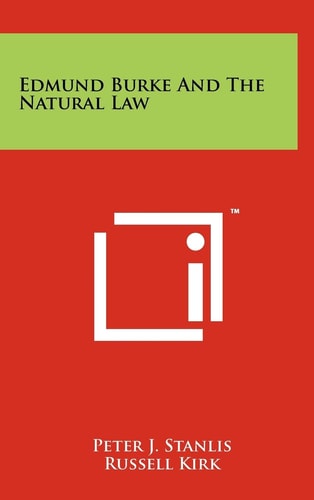 Edmund Burke and the Natural Law