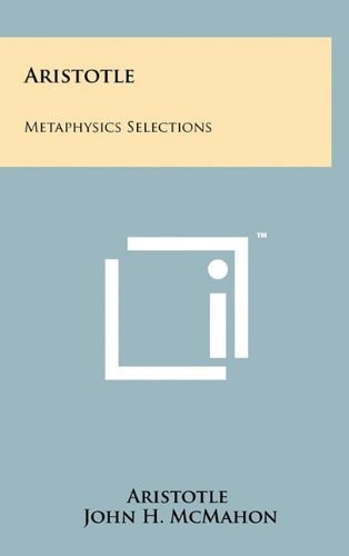 Aristotle Metaphysics Selections