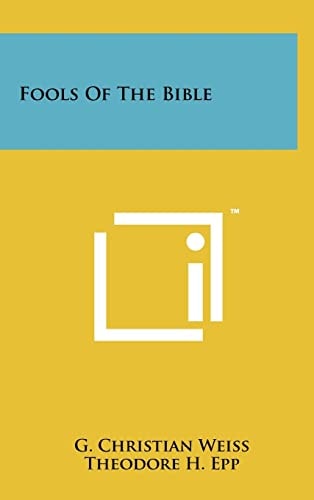 Fools Of The Bible