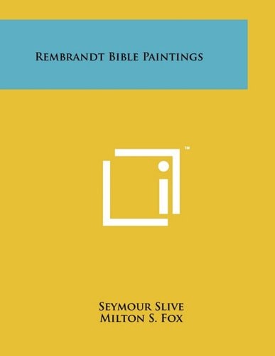 Rembrandt Bible Paintings