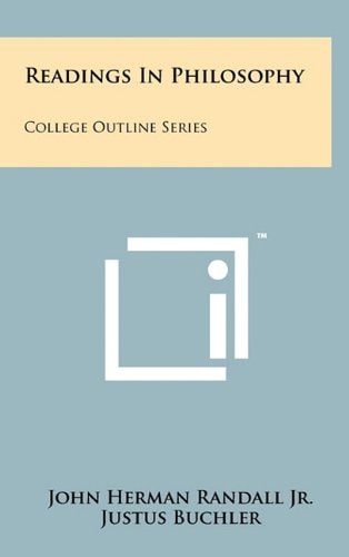 Readings In Philosophy College Outline Series