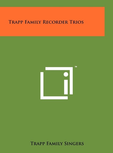Trapp Family Recorder Trios