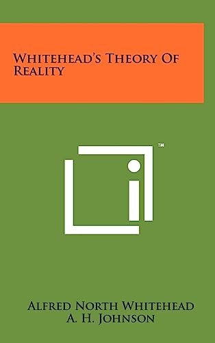Whitehead's Theory Of Reality