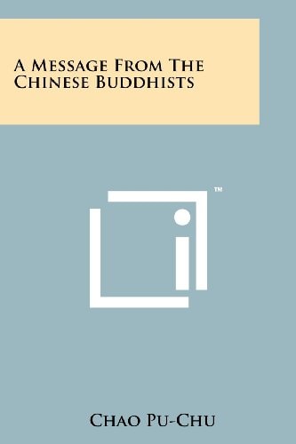 A Message from the Chinese Buddhists