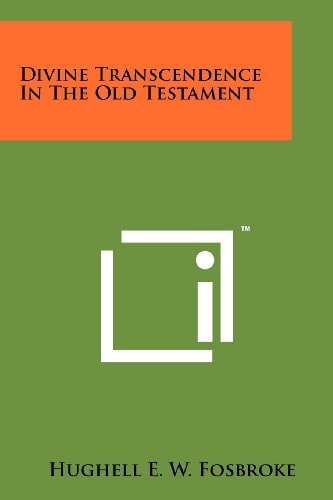 Divine Transcendence in the Old Testament