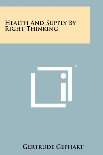 Health And Supply By Right Thinking