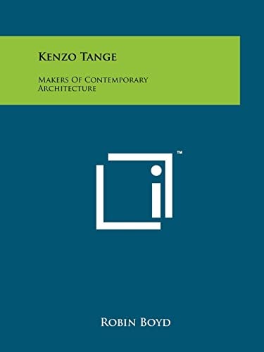 Kenzo Tange Makers Of Contemporary Architecture