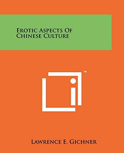Erotic Aspects of Chinese Culture