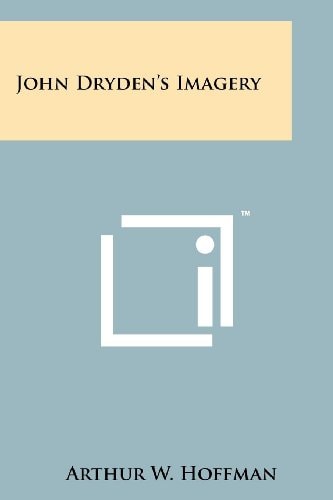 John Dryden's Imagery