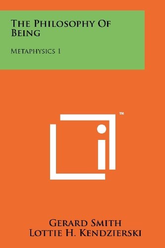 The Philosophy Of Being Metaphysics 1