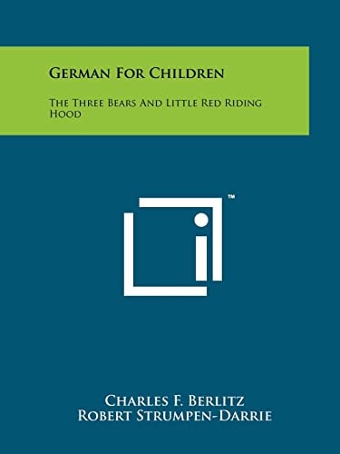 German For Children The Three Bears And Little Red Riding Hood