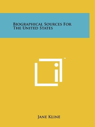 Biographical Sources for the United States