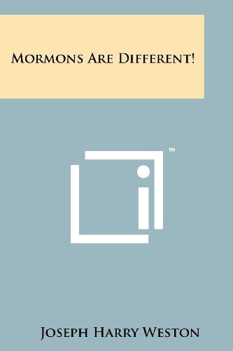 Mormons Are Different!