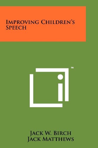 Improving Children's Speech