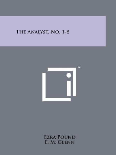 The Analyst, No. 1-8