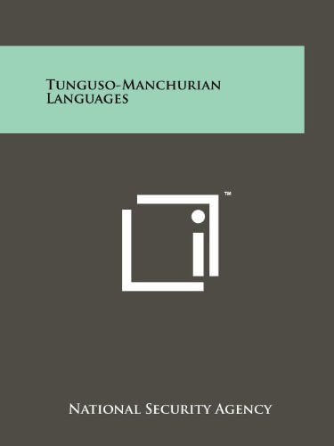 Tunguso-Manchurian Languages