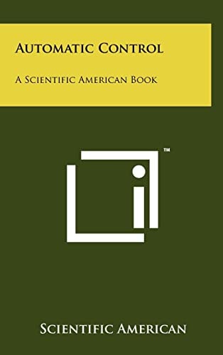 Automatic Control A Scientific American Book