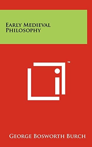Early Medieval Philosophy