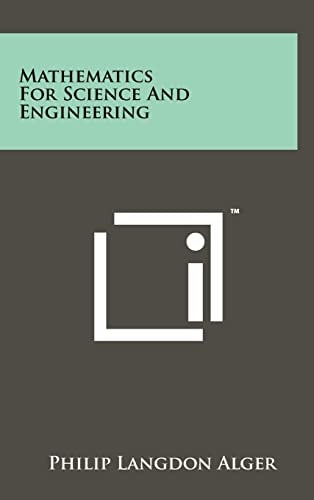 Mathematics for Science and Engineering