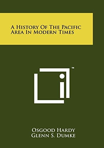 A History of the Pacific Area in Modern Times