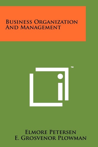 Business Organization And Management