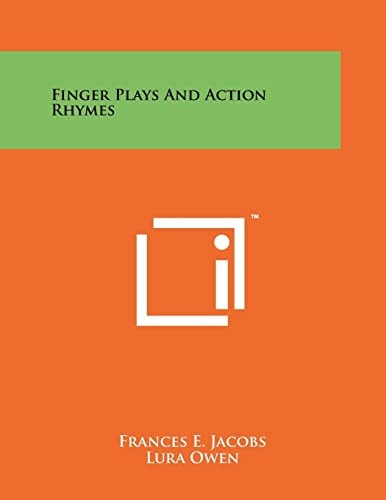 Finger Plays and Action Rhymes