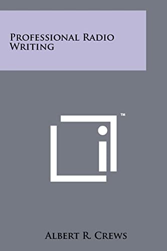 Professional Radio Writing