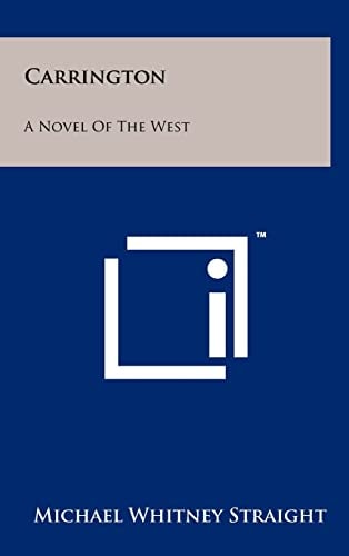 Carrington A Novel of the West