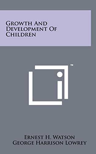 Growth And Development Of Children