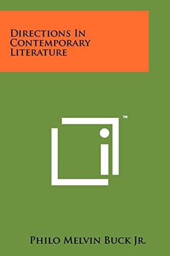 Directions In Contemporary Literature