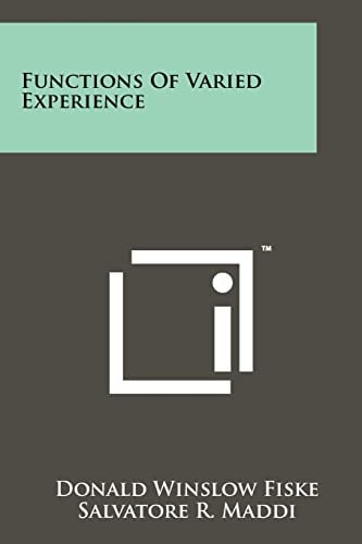Functions Of Varied Experience