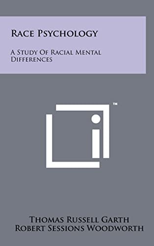 Race Psychology A Study of Racial Mental Differences