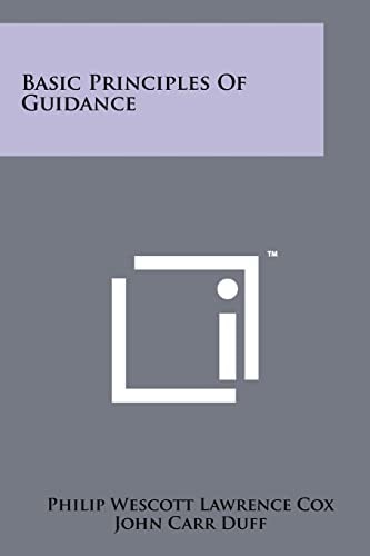 Basic Principles of Guidance