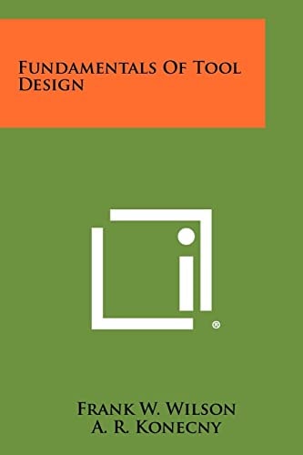 Fundamentals Of Tool Design