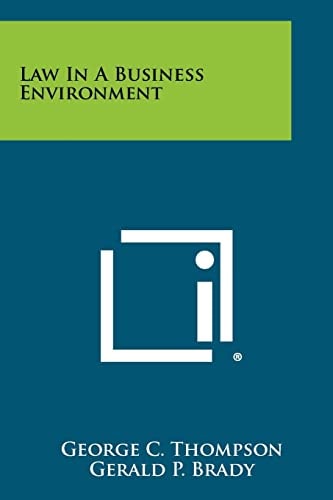 Law in a Business Environment
