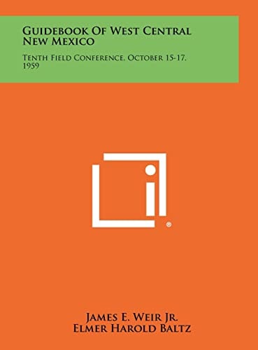 Guidebook Of West Central New Mexico Tenth Field Conference, October 15-17, 1959