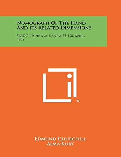 Nomograph of the Hand and Its Related Dimensions Wadc Technical Report 57-198, April, 1957